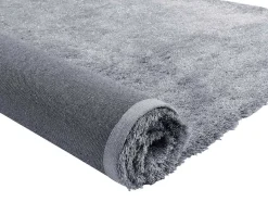 OZAIA Tapijt Hoogpolig-Tapijt Shaggy Glitter 160 X 230 Cm - Zilverkleurig