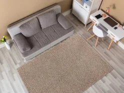 RugsX Tapijt Hoogpolig-Tapijt Soffi Shaggy 5Cm Beige 160X220 Cm
