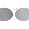 RugsX Tapijt Rond-Tapijt Softy Cirkel Uniform, Enkele Kleur Grijs Cercle 200 Cm