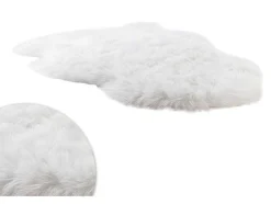 OZAIA Tapijt Scandinavisch-Tapijt Van Imitatie Schapenvacht Sheep - 90 X 65 Cm