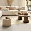 OZAIA Tapijt Van Vinyl-Tapijt Van Vinyl Met Art-Decostijl - 120 X 180 Cm - Beige En Wit - Duchessy