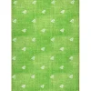 RugsX Kindervloerkleed-Tapijt Voor Kinderen Hearts Jeans Gewreven Harten, Kinderen - Groen 300X450 Cm