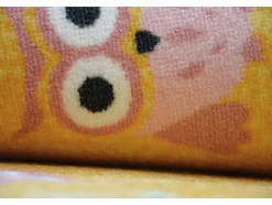 RugsX Kindervloerkleed-Tapijt Voor Kinderen Owls Geel Uilen 200X400 Cm