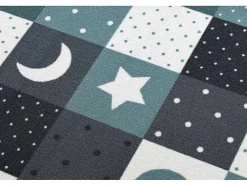 RugsX Kindervloerkleed-Tapijt Voor Kinderen Stars Sterren, Sterretje , Kinderen, Turkoois / 300X450 Cm