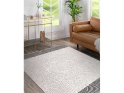 RugsX Kindervloerkleed-Tapijt Wol Angel 7901 / 52022 Geometrisch Beige / Grijs 200X300 Cm