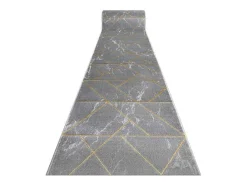 RugsX Gangtapijt-Tapijtloper Emerald Exclusief 1012 Glamour, Stijlvol Marmer, Geometris 80X310 Cm