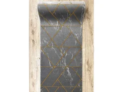 RugsX Gangtapijt-Tapijtloper Emerald Exclusief 1012 Glamour, Stijlvol Marmer, Geometris 80X140 Cm