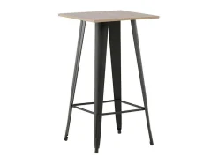 Vente-unique Barmeubel-Tempe Bartafel Okkernoot Decor.