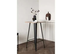 Vente-unique Barmeubel-Tempe Bartafel Okkernoot Decor.
