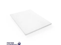 MISTER SANDMAN Topmatras-Topmatras 90X190 Cm Met Stevige Ondersteuning - Afneembare En Wasbare Hoes Voor Optimale Hygiene