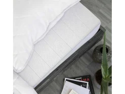 MISTER SANDMAN Topmatras-Topmatras 90X190 Cm Met Stevige Ondersteuning - Afneembare En Wasbare Hoes Voor Optimale Hygiene