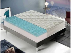I Love Sleep Matras Met Vormgeheugen-Traagschuimmatras - 9 Verschillende Zones - Hoogte 25 Cm - Afneembare Aloe-Hoes 90X190 Cm