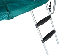 Vente-unique Spel Voor Buiten-Trampoline Met Binnenbeschermingsnet, Ladder, Hoes En Verankeringsset - D.366 Cm - Wallaby