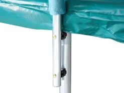 Vente-unique Spel Voor Buiten-Trampoline Met Binnenbeschermingsnet, Ladder, Hoes En Verankeringsset - D.366 Cm - Wallaby