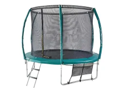 Vente-unique Spel Voor Buiten-Trampoline Met Binnenbeschermingsnet, Ladder, Hoes En Verankeringsset - D.305 Cm - Wallaby