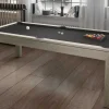Vente-unique Spel Voor Binnen-Transformeerbare Tafel Biljart & Pingpong - Licht Naturelkleurig - L182 X B102 X H80 Cm - Henk