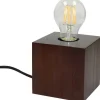 EPIKASA Lamp-Trongo Tafellamp, Notelaar, 10X10X10 Cm,