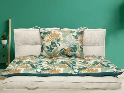 OZAIA Huistextiel-Tropisch Vloermatras Van Velours - L120 X D60 Cm - Meerdere Kleuren - Toomai
