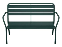 MYLIA Loungeset-Tuinbank Van Metaal - Spargroen - Mirmande Van