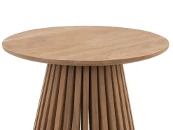 MYLIA Salontafel-Tuinbijzettafel Van Teakhout D50 Cm - Licht Naturel - Triani
