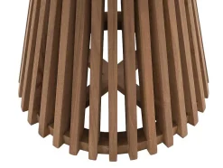 MYLIA Salontafel-Tuinbijzettafel Van Teakhout D50 Cm - Licht Naturel - Triani