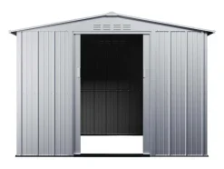 EXPERTLAND Tuinhuis-Tuinhuis Van 6,71 M In Grijs, Gegalvaniseerd Staal Linus