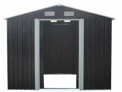 EXPERTLAND Tuinhuis-Tuinhuisje Van Grijs Gegalvaniseerd Staal Manso - 5,2M