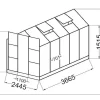 EXPERTLAND Tuinkas-Tuinkas Van Polycarbonaat 9 M Corolle Ii
