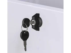 Vente-unique Tuinopslag-Tuinkist Mcw-J56 Afsluitbaar, Lichtgrijs