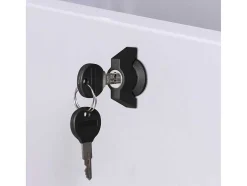 Vente-unique Tuinopslag-Tuinkist Mcw-J56 Afsluitbaar, Lichtgrijs