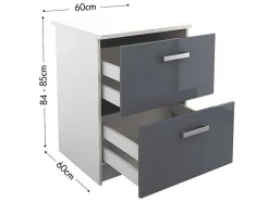 Vente-unique Keukenmeubel-Tuinsalon Van Staal: 1 Tweezitsbank, 2 Fauteuils En 1 Salontafel - Beige - Olivan Van Mylia