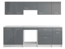 Vente-unique Keukenmeubel-Tuinsalon Van Staal: 1 Tweezitsbank, 2 Fauteuils En 1 Salontafel - Beige - Olivan Van Mylia