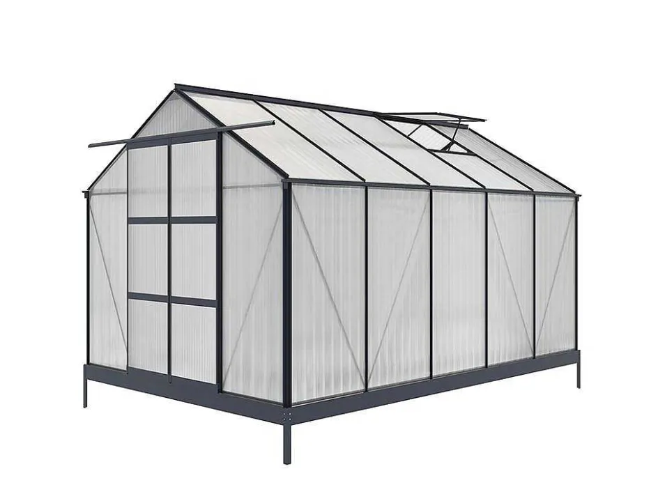 EXPERTLAND Tuinkas-Tuinserre Corolle Ii 9 M Van Polycarbonaat - Antraciet