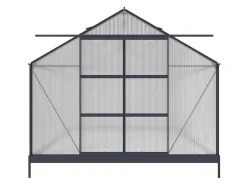 EXPERTLAND Tuinkas-Tuinserre Van Polycarbonaat In 13M Kalida - Antraciet