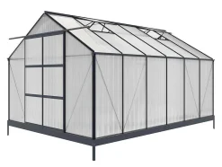 EXPERTLAND Tuinkas-Tuinserre Van Polycarbonaat In 13M Kalida - Antraciet