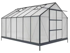 EXPERTLAND Tuinkas-Tuinserre Van Polycarbonaat In 13M Kalida - Antraciet