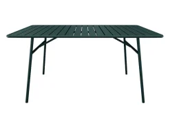 MYLIA Tuinset-Tuintafel L160 Cm In Metaal - Dennengroen - Mirmande Van