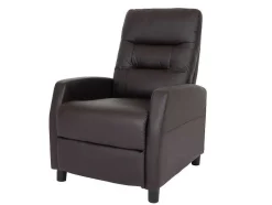 Vente-unique Fauteuil Kunstleer-Tv-Fauteuil Mcw-K52, Bruin