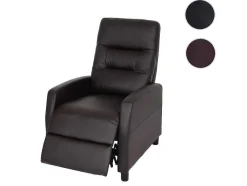 Vente-unique Fauteuil Kunstleer-Tv-Fauteuil Mcw-K52, Bruin