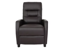Vente-unique Fauteuil Kunstleer-Tv-Fauteuil Mcw-K52, Bruin