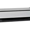 Vente-unique Tv-Meubel-Tv-Meubel 1 Lade En 1 Vak - Met Led-Verlichting - Antraciet En Wit Gelakt - Ludmila