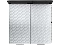Palacio Elektrisch Relaxatiebed-Tweepersoons Boxspring Met Elektrische Bedbodem + Matras En Dekmatras Castel Van - 2X80X200 Cm - Antraciet