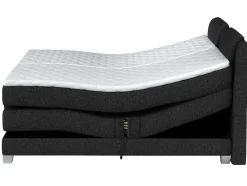 Palacio Elektrisch Relaxatiebed-Tweepersoons Boxspring Met Elektrische Bedbodem + Matras En Dekmatras Castel Van - 2X90X200Cm - Antraciet