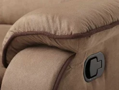 Vente-unique Aanbiedingen: Zitbank & Fauteuil-Tweezits Relaxbank Microvezel Hernani - Taupe