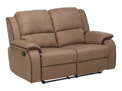 Vente-unique Aanbiedingen: Zitbank & Fauteuil-Tweezits Relaxbank Microvezel Hernani - Taupe