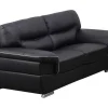 LINEA SOFA Tweezitsbank-Tweezitsbank Van Leer Thibault - Zwart