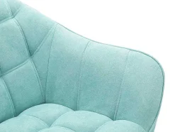Vente-unique Scandinavisch-Tweezitsbank Van Stof Caserta - Watergroen