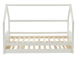 Vente-unique Bed Met Slaaplade-Uitschuifbed 2 X 90 X 190 Cm - Grenen - Wit - Hurra
