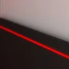 Vente-unique Bed Met Slaaplade-Uitschuifbed 2 X 90 X 200 Cm - Met Bureau - Ledverlichting - Antraciet En Rood - Vouani