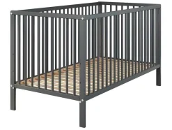 Vente-unique Babymeubel-Universal Kinderbed Grijs Mat.